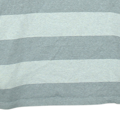 Ralph Lauren Men's Grey Striped Collared Pullover Hoodie XL