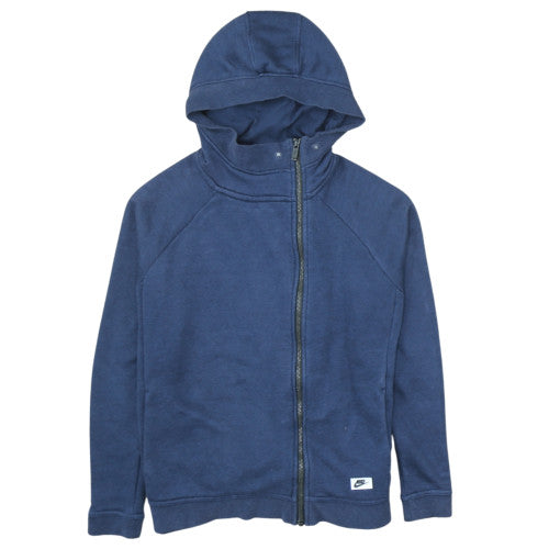 Nike Men's Blue Full Zip Hoodie S - Classic Sportswear