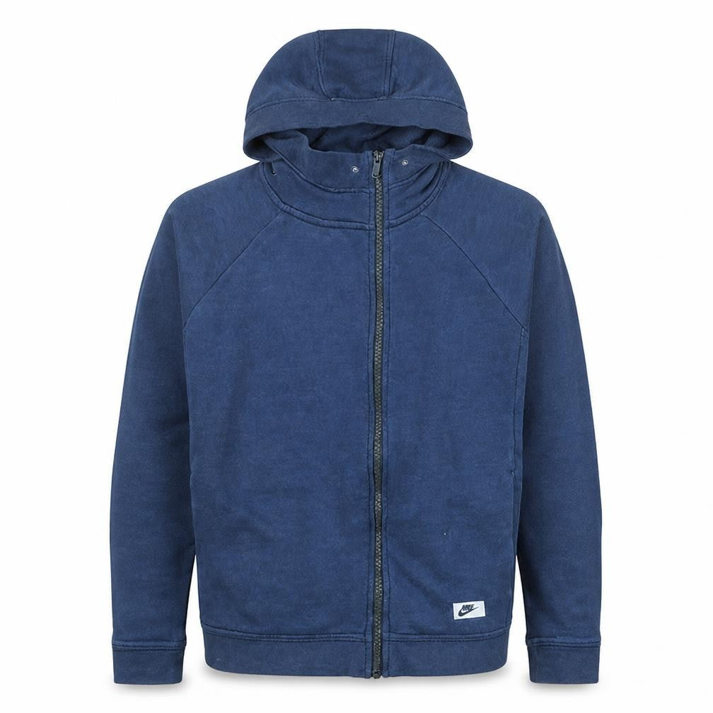 Nike Men's Blue Full Zip Hoodie S - Classic Sportswear