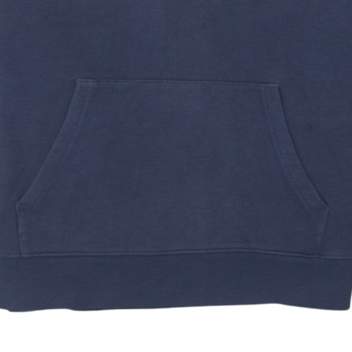 FILA Men's Blue XL Pullover Hoodie Cotton Blend Fleece Sweatshirt