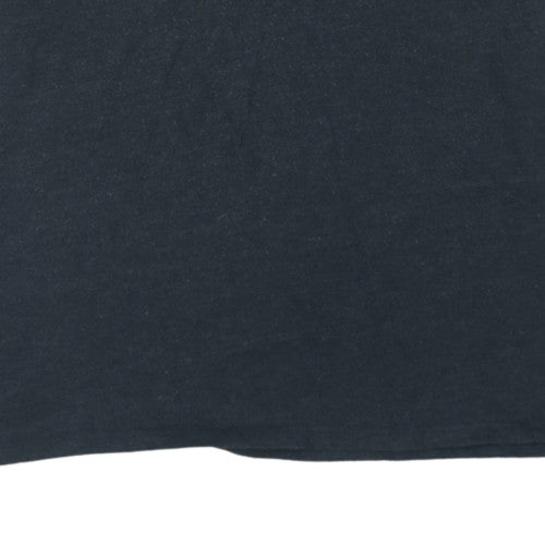 Puma Men's Black 2XL Logo Basic Short Sleeve T-Shirt