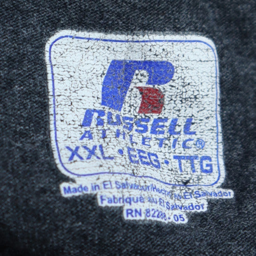 Russell Athletic Men's Black Heather XXL Classic Cotton Blend T-Shirt