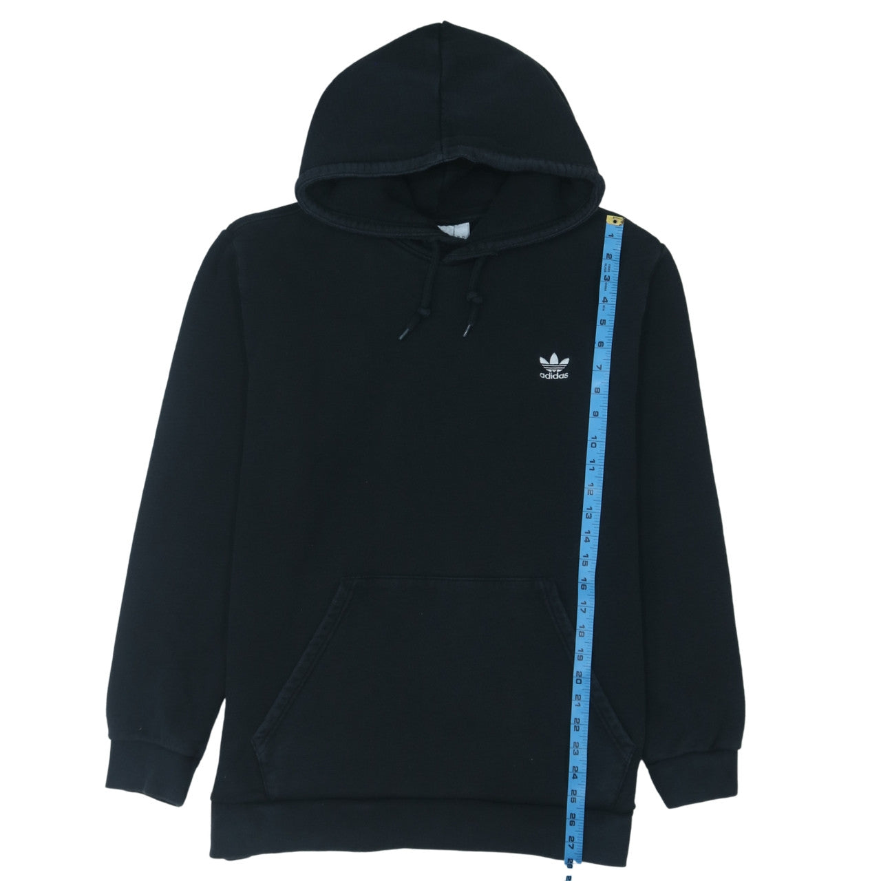 Adidas Men’s Black XL Pullover Hoodie with Logo Pocket