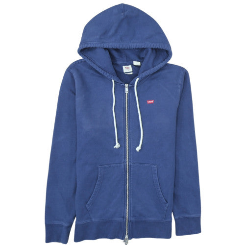 Levi's Men's Blue Full Zip Hoodie S Regular Fit Cotton Blend