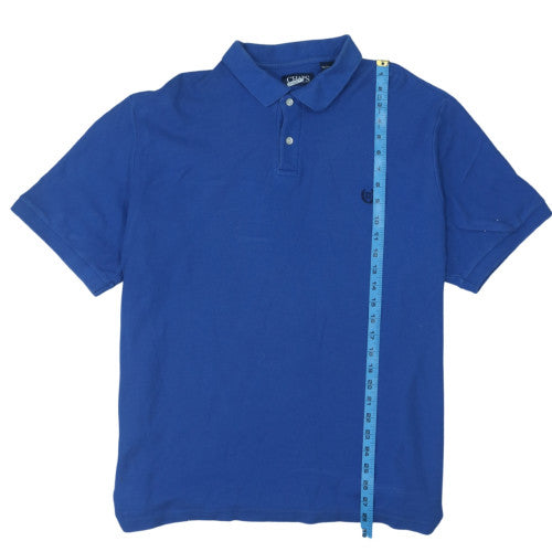 Chaps Men’s Blue 2XL Cotton Polo Shirt Classic Fit