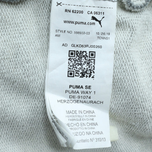 Puma Men's Grey 2XL Crew Neck Pullover Sweatshirt