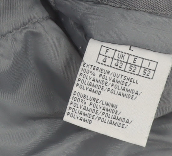 CINQCENTDIOZE Mens Grey Hooded Parka Jacket Size L 42in