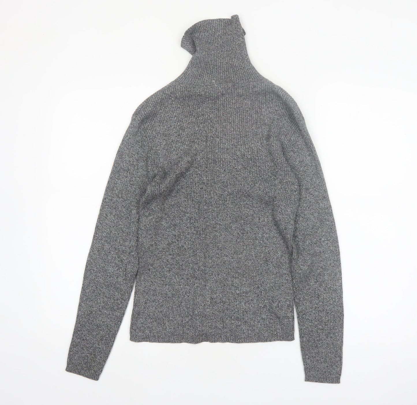 Liz Claiborne Sport Women’s Grey Roll Neck Cotton Jumper Small