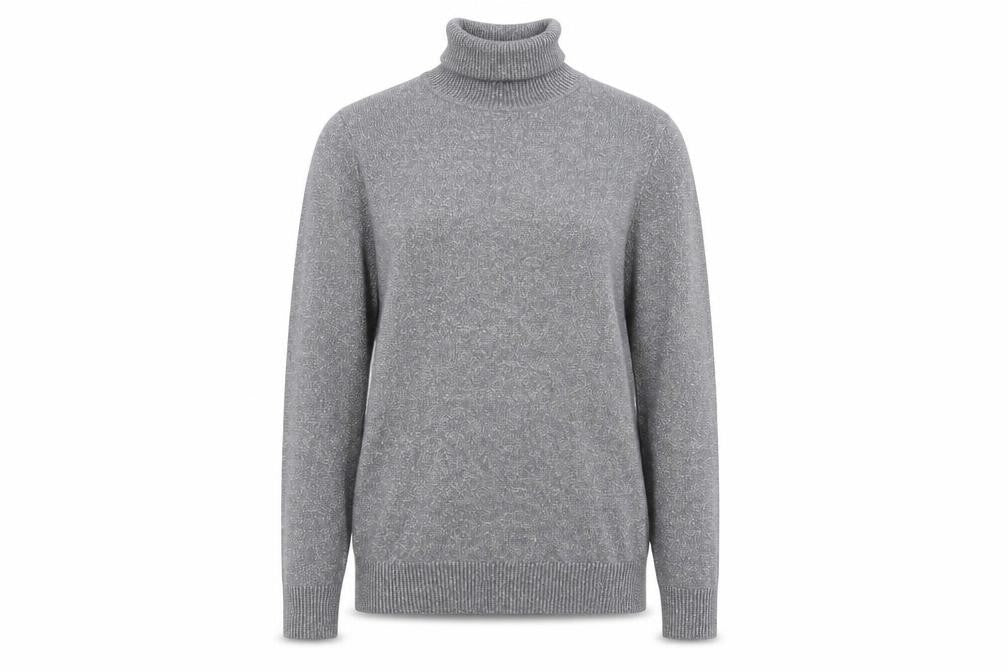 Josepha A. Womens Grey Roll Neck Knit Jumper Size L