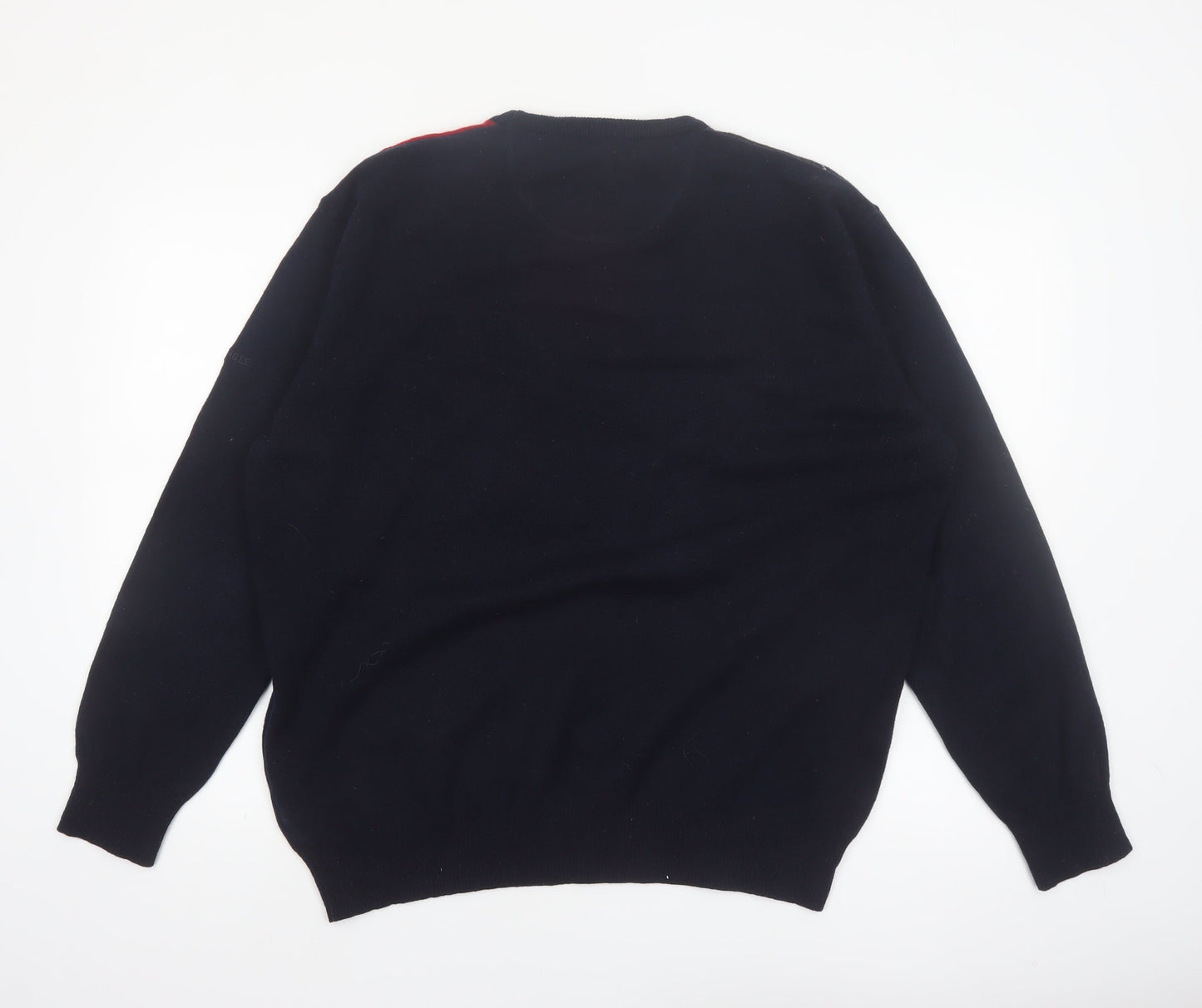 Pringle Men's Multicoloured Argyle Wool Crew Neck Jumper XL