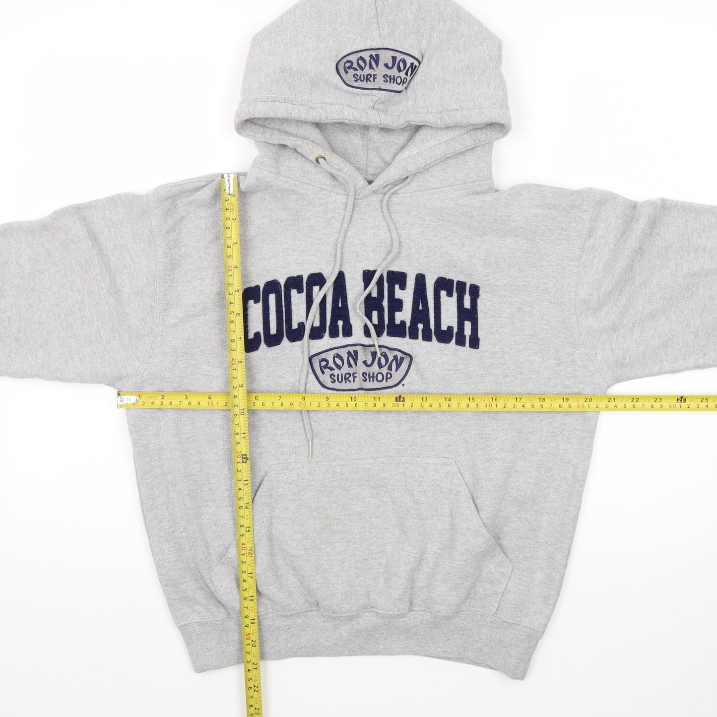 Pacific & Co Grey Hoodie Women Small Cocoa Beach Ron Jon Surf Shop Pullover