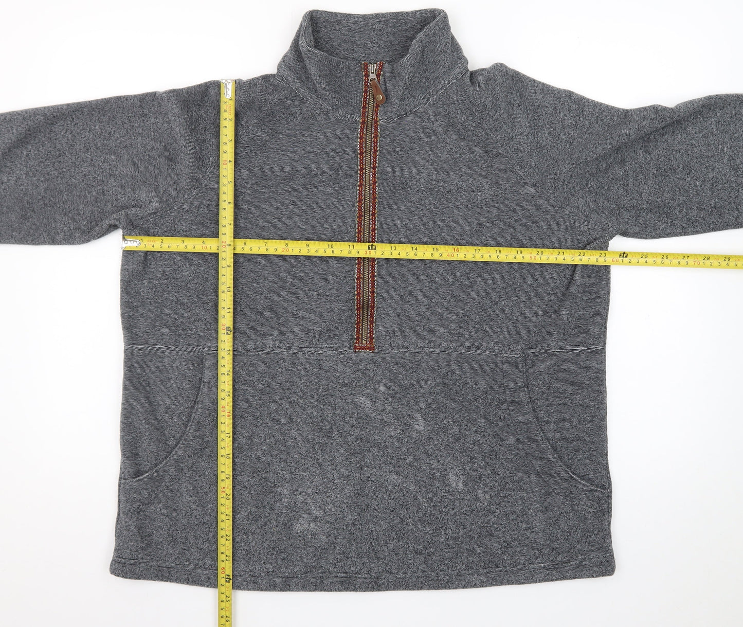 Sherpa Adventure Gear Men’s Grey XL 1/4 Zip Pullover Sweatshirt
