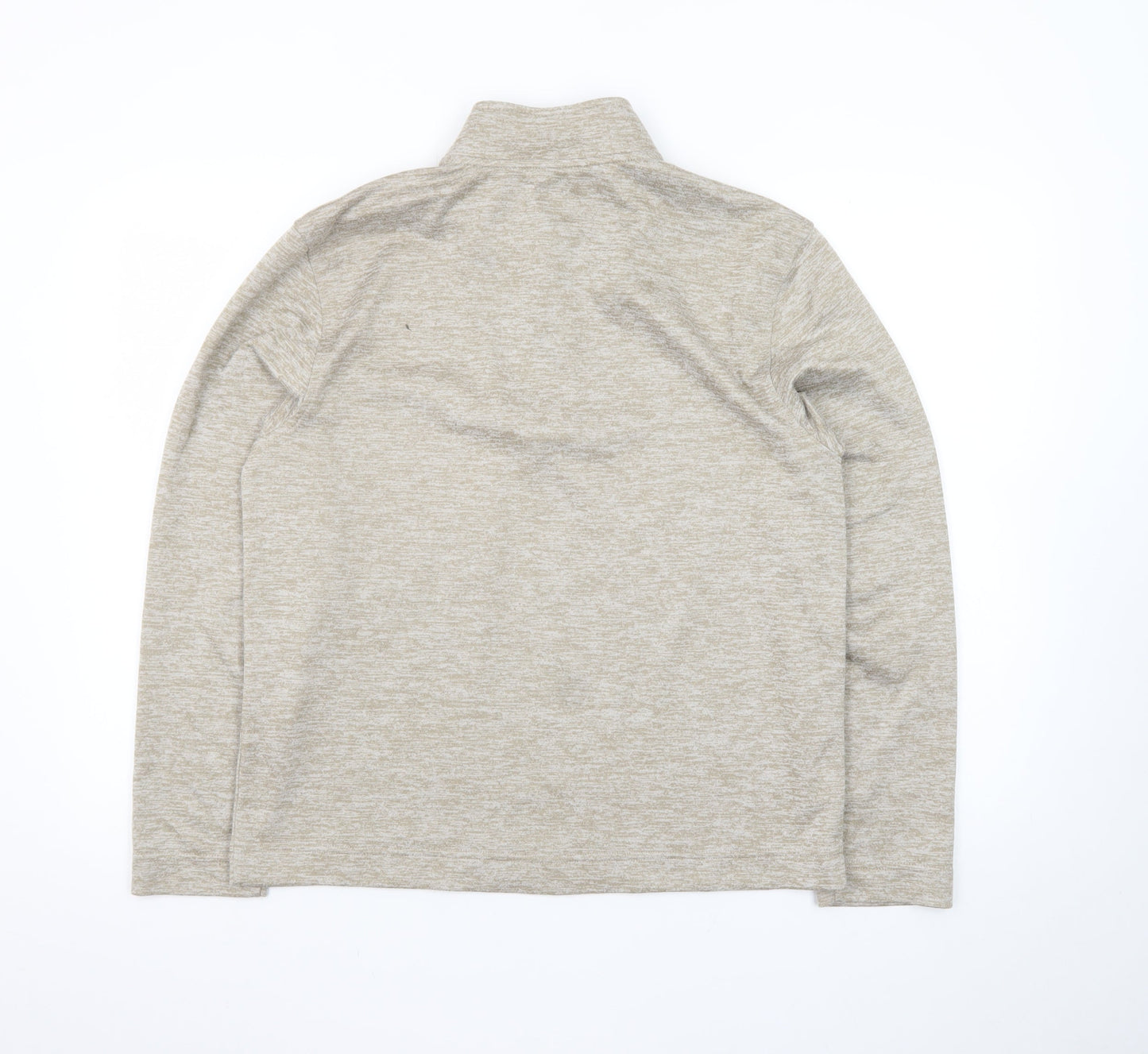 Van Heusen Men’s Beige Classic Fit 1/4 Zip Sweatshirt Size S