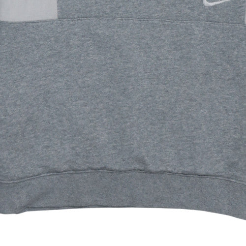Nike Men's Grey Pullover Hoodie Small Sports Fleece Sweatshirt