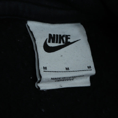Nike Men's Black Pullover Hoodie M Logo Sports Fleece Sweatshirt