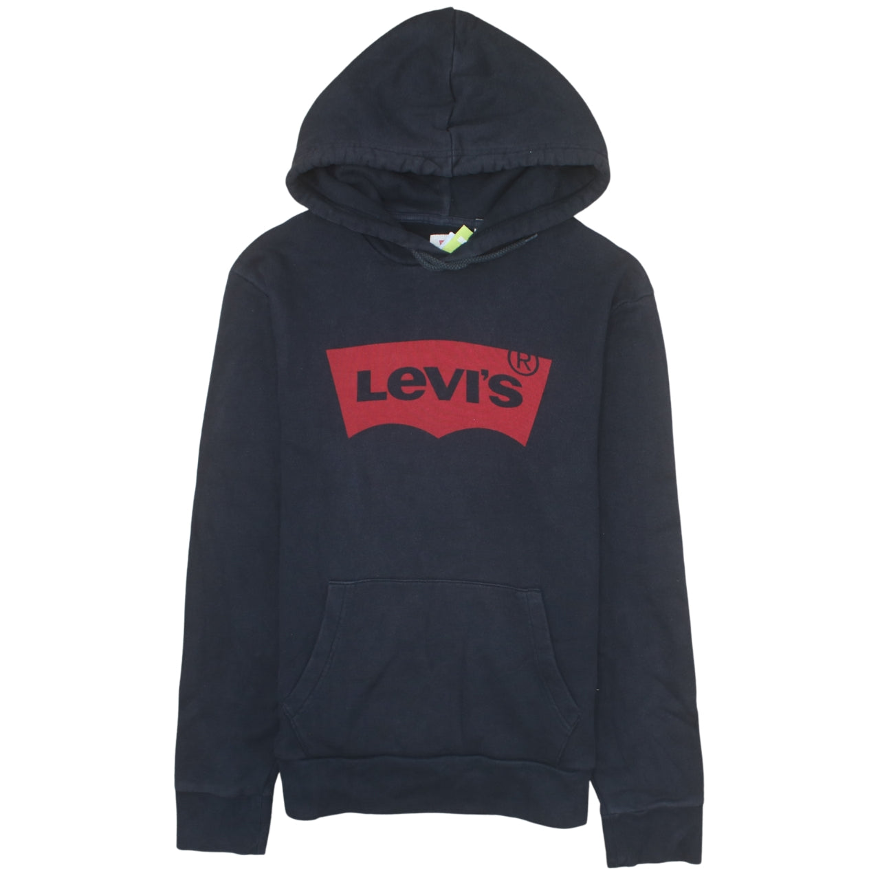 Levi's Men's Blue Pullover Hoodie M Logo Graphic Fleece Sweatshirt