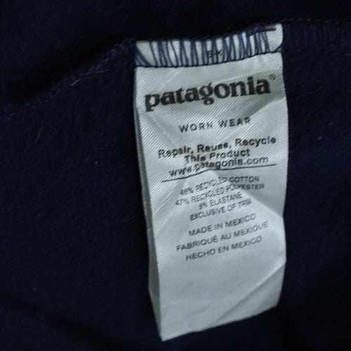 Patagonia Men's Blue Regular Fit Crew Neck Sweatshirt Size M