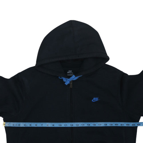 Nike Men's Black Full Zip Hoodie L Sportswear Fleece