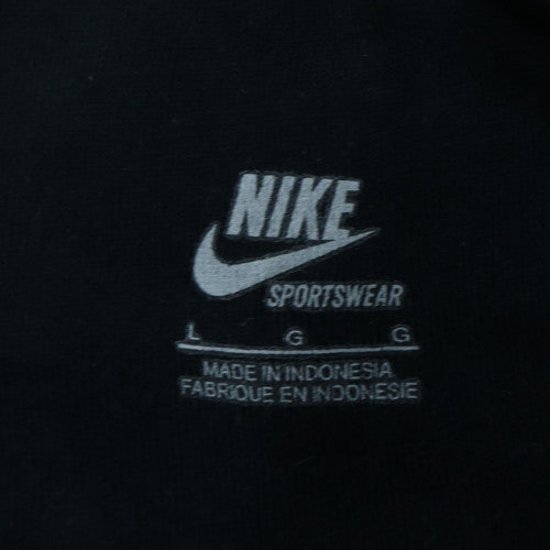 Nike Men's Black Full Zip Hoodie L Sportswear Fleece