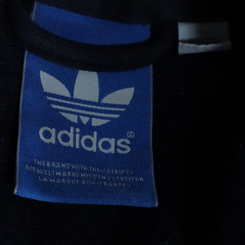 Adidas Men's Blue Pullover Hoodie Medium Regular Fit Sports Fleece