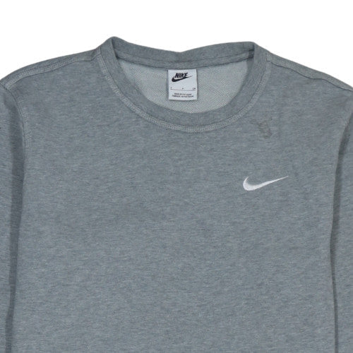 Nike Men's Grey Small Crew Neck Pullover Sweatshirt