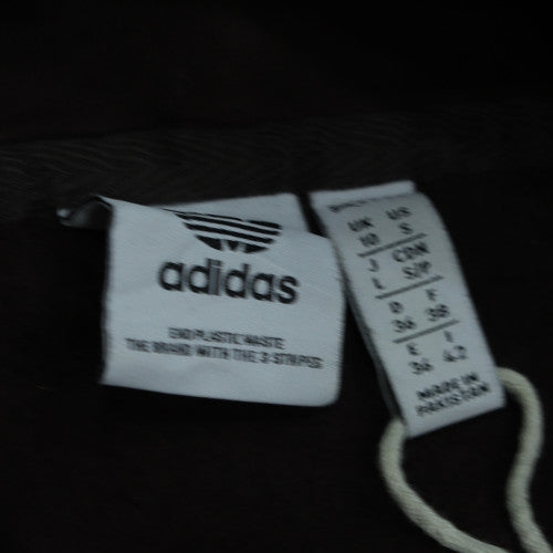 Adidas Womens Black Pullover Hoodie Size 14 Logo Hooded Sweatshirt