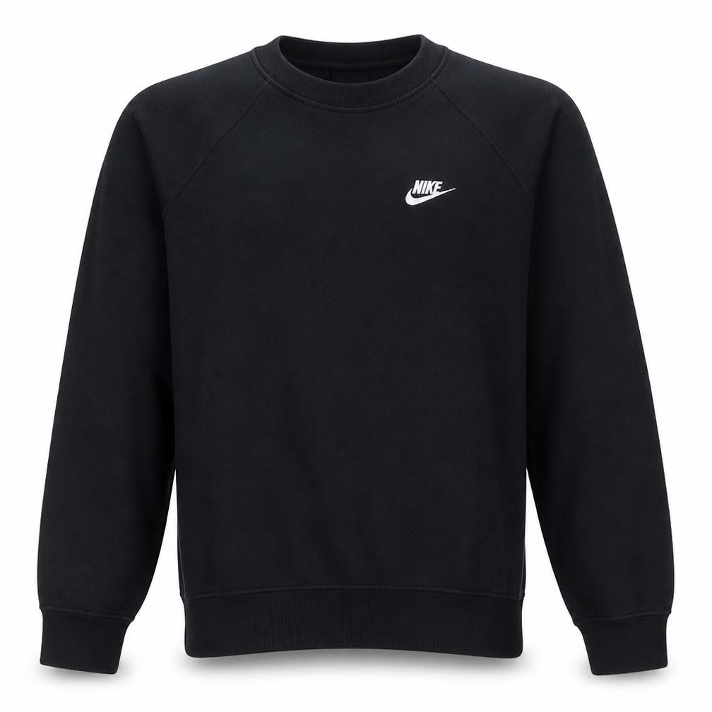 Nike Men's Black Crew Neck Pullover Sweatshirt Size S
