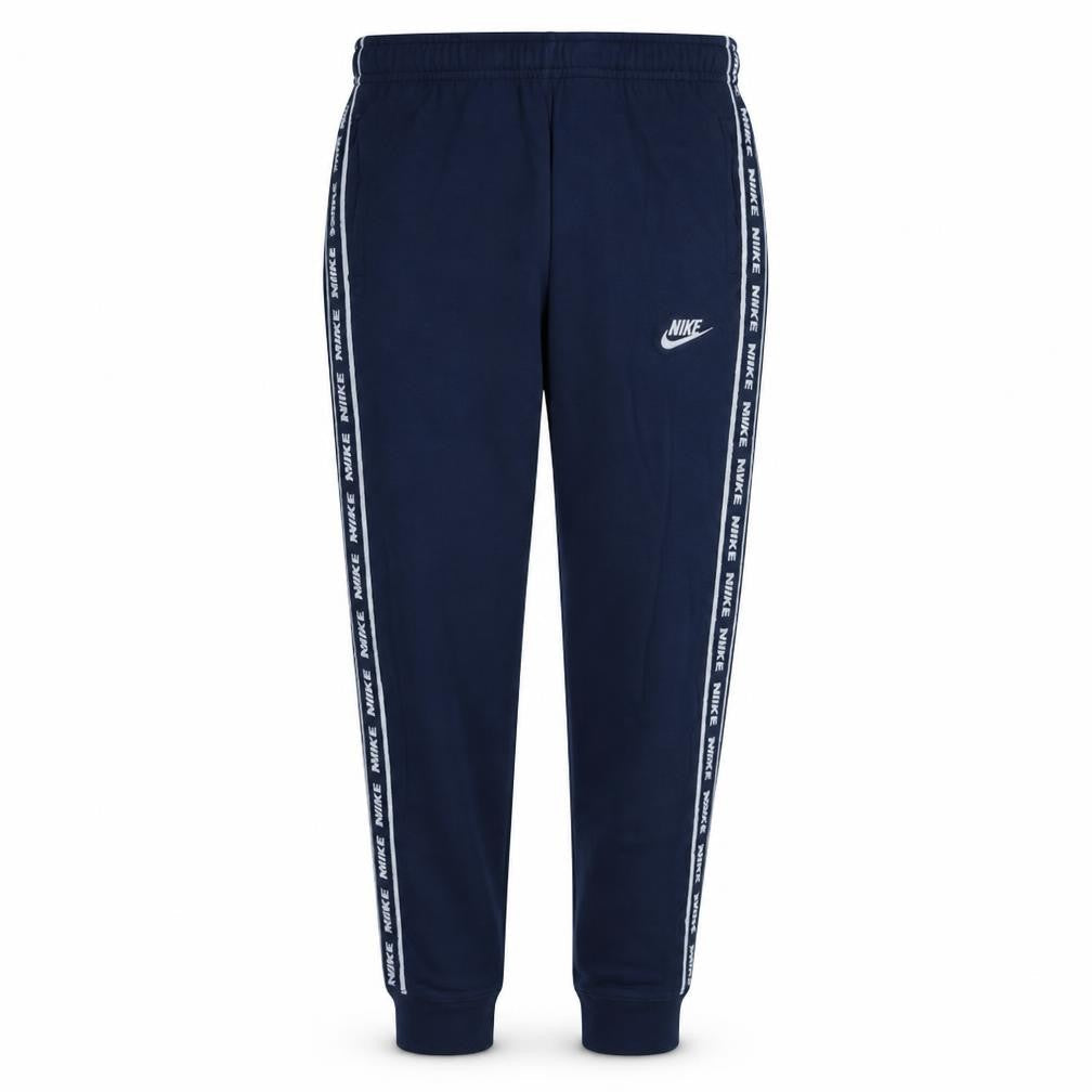 Nike Men's Blue Jogger Trousers S Regular Fit Fleece Activewear