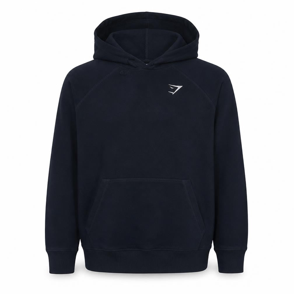 Gymshark Men's Blue XS Pullover Hoodie Fleece Athletic Fit