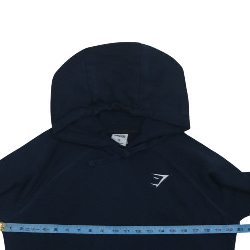 Gymshark Men's Blue XS Pullover Hoodie Fleece Athletic Fit