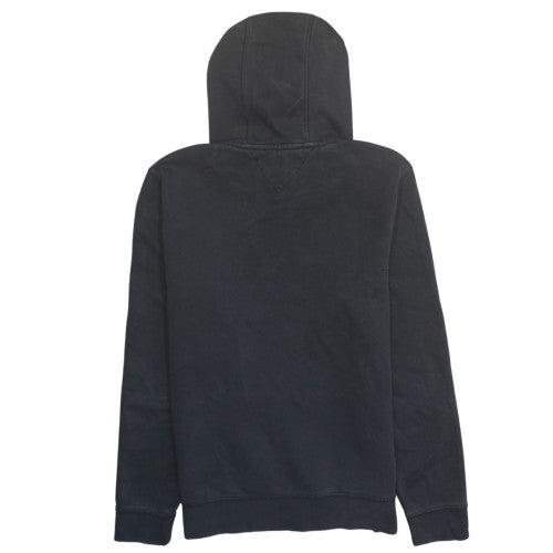 Tommy Hilfiger Men's Black Pullover Hoodie M Organic Cotton