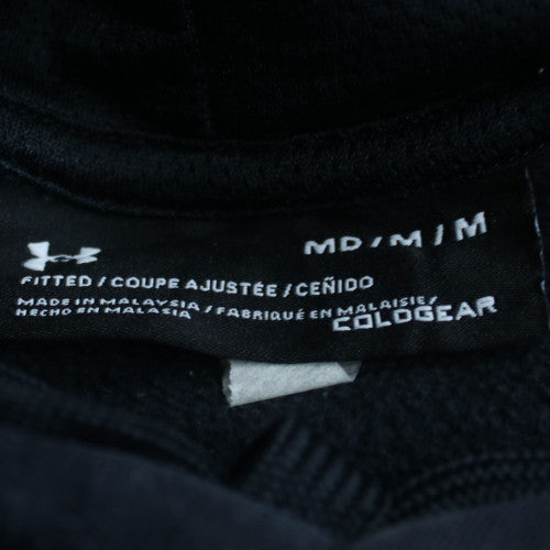 Under Armour Men's Black Medium Pullover Hoodie ColdGear Fleece