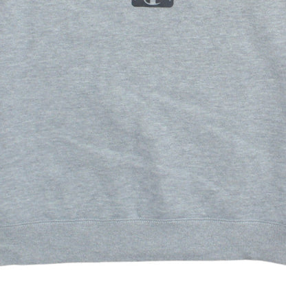 Champion Mens Grey Pink 2XL Pullover Crew Neck Sweatshirt