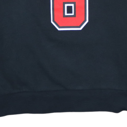 Jordan NBA Chicago Bulls LaVine 8 Black Sweatshirt Mens Small Crew Neck