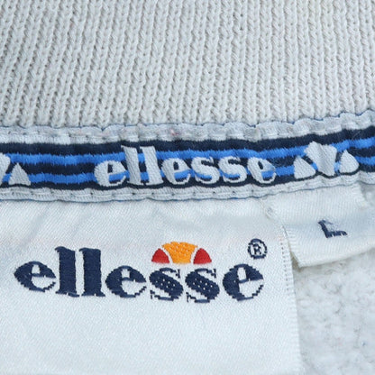 Additional view of Ellesse men’s white logo pullover sweatshirt, size L