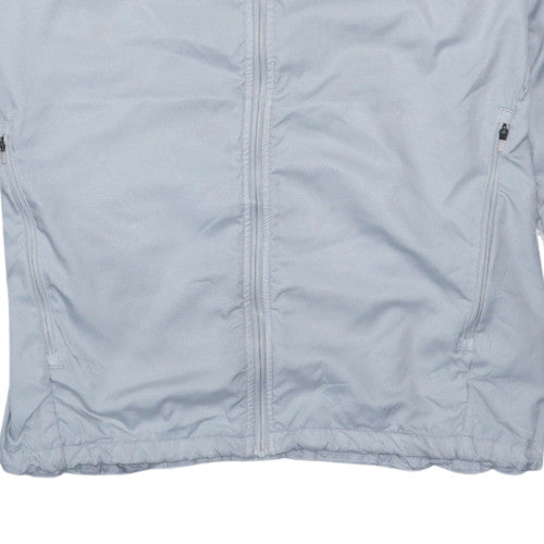 Adidas Men's White XL Windbreaker Running Jacket