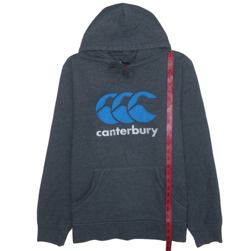 Canterbury Men’s Grey XL Pullover Hoodie with Logo Design