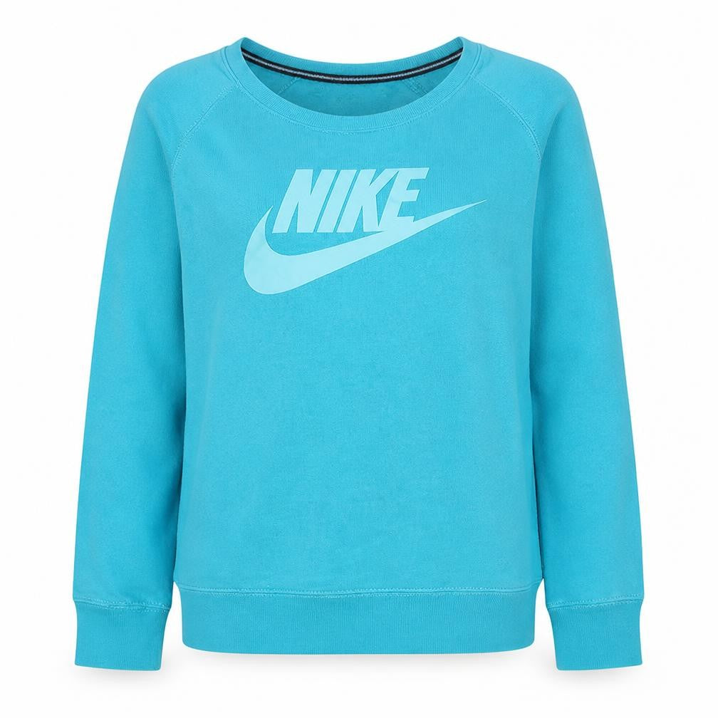 Nike Women's Blue Crew Neck Pullover Sweatshirt Size M