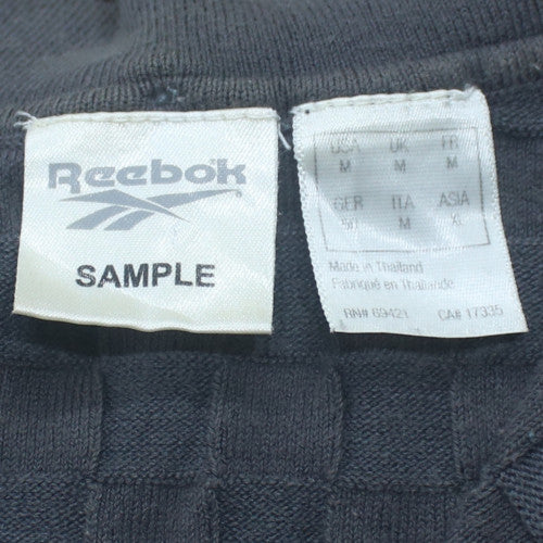 Reebok Men’s Black Short Sleeve Polo Shirt Size M Sports Casual