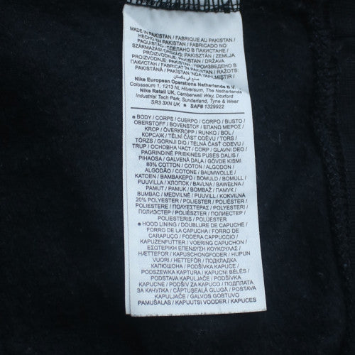 Nike Women’s Black Pullover Hoodie Small Cotton Blend Fleece