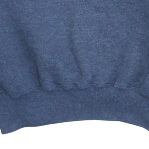 Russell Athletic Men's Blue Pullover Sweatshirt M Crew Neck Fleece