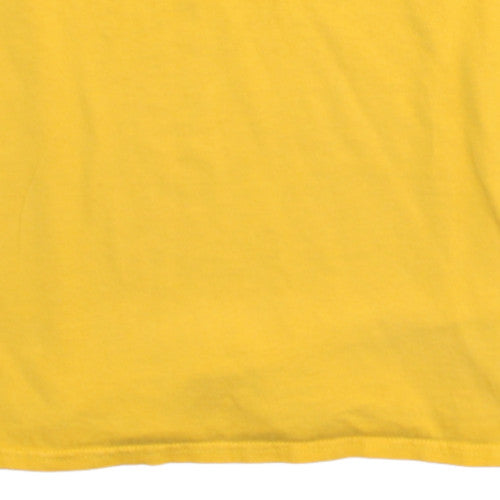 Champion Men’s Yellow West Liberty Hilltoppers Graphic T-Shirt XL