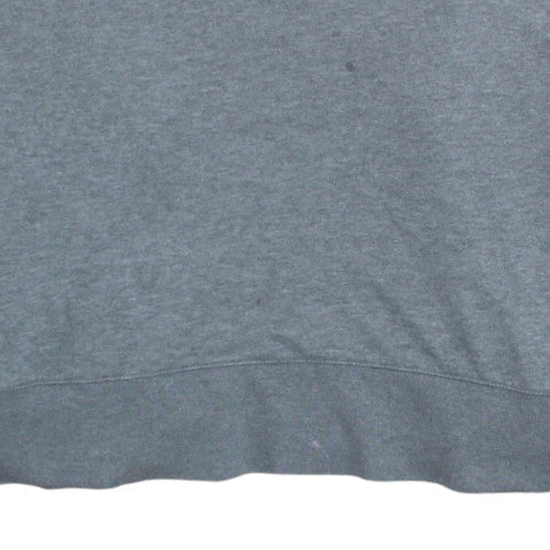 Nike Womens Grey Crew Neck Sweatshirt Size 2XL Cotton Blend Logo