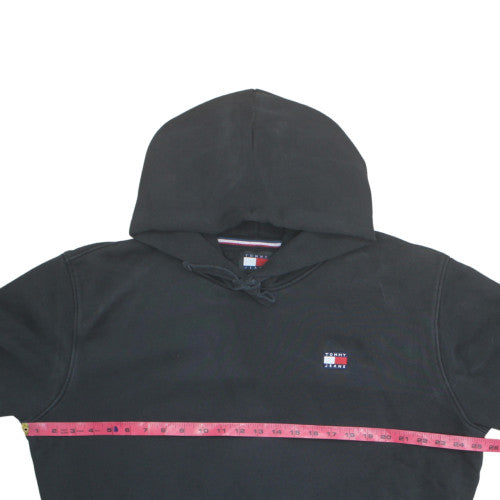 Tommy Jeans Men's Black 2XL Pullover Hoodie with Logo