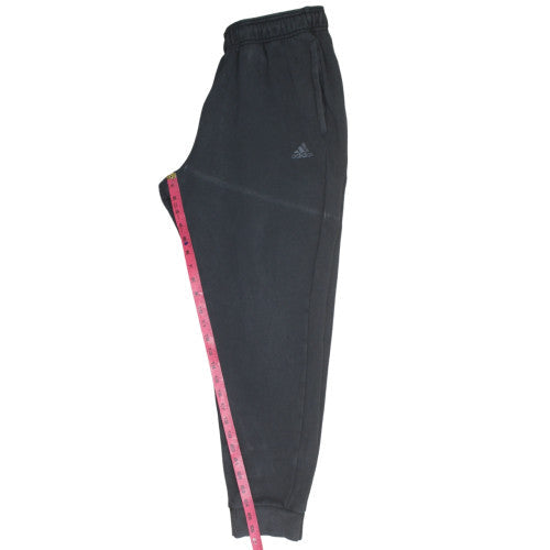 Adidas Men's Black Fleece Jogger Trousers Size M Regular Fit