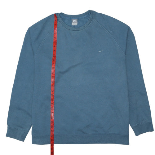 Nike Men's Blue 2XL Pullover Crew Neck Fleece Sweatshirt