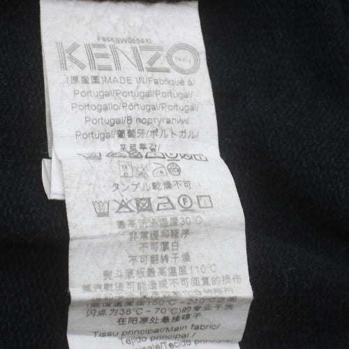 Kenzo Men’s Black Embroidered Eye Sweatshirt L Pullover Crew Neck