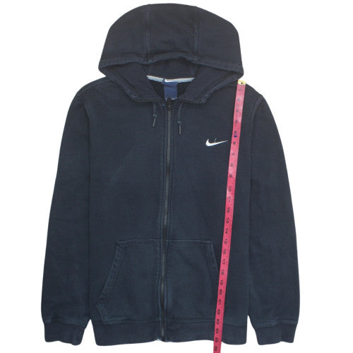 Nike Mens Black Full Zip Fleece Hoodie Size L