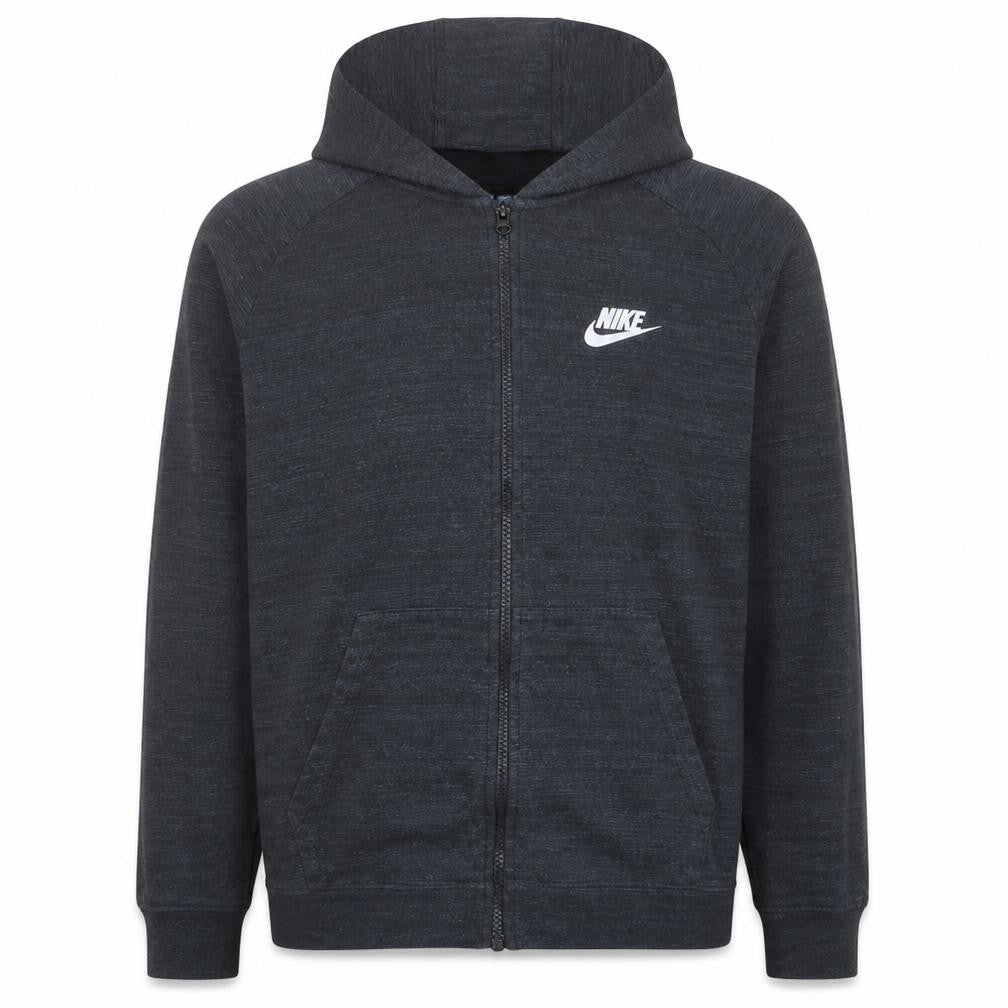 Nike Men's Black XL Full Zip Hooded Sweatshirt Hoodie