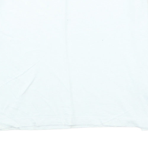 Nike Men’s White Cotton Crew Neck Short Sleeve T-Shirt Size M